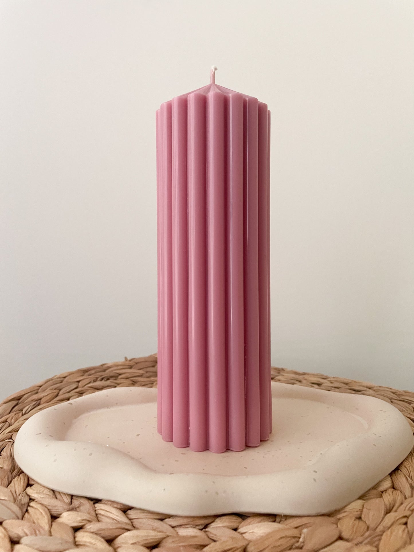 Sierkaars | geribbelde pijlerkaars (groot)