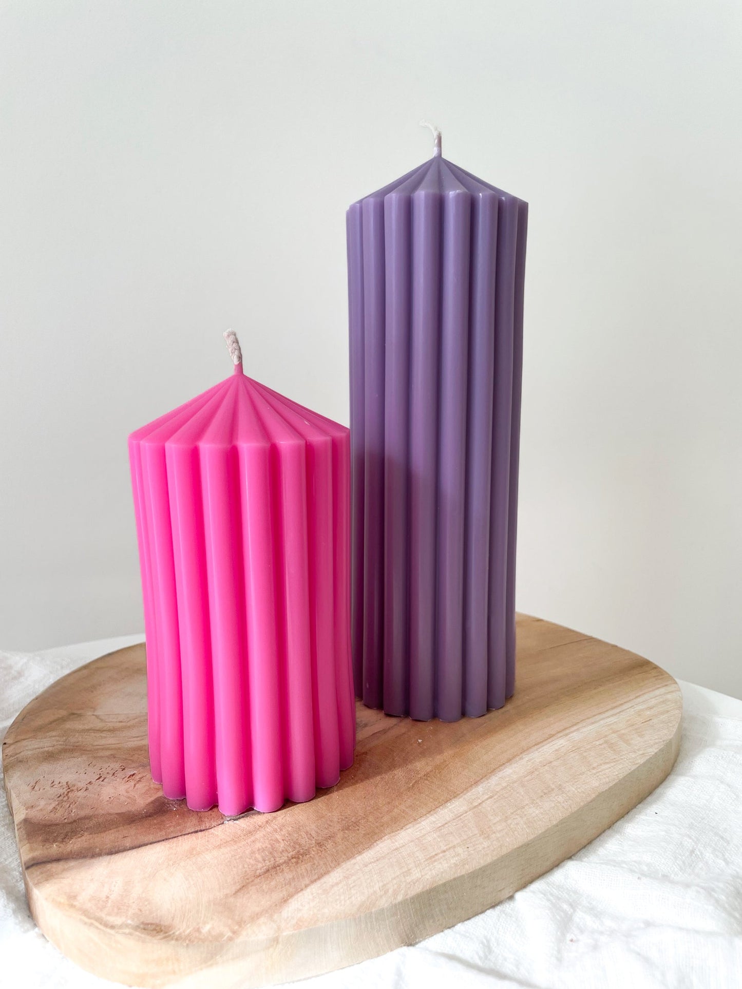 Sierkaars | geribbelde pijlerkaars (groot)