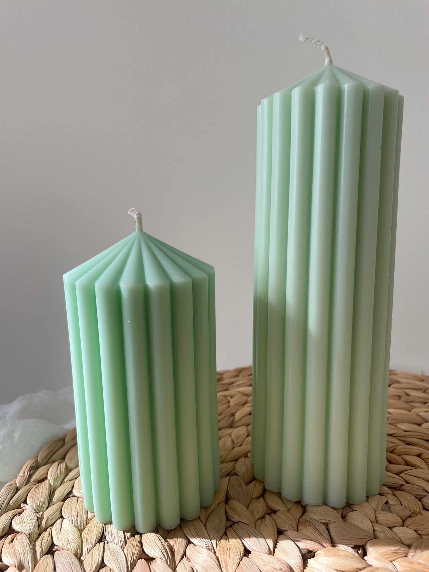Sierkaars | geribbelde pijlerkaars (groot)