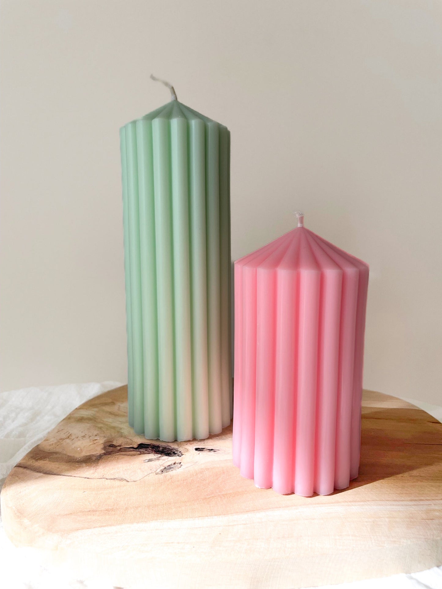 Sierkaars | geribbelde pijlerkaars (groot)