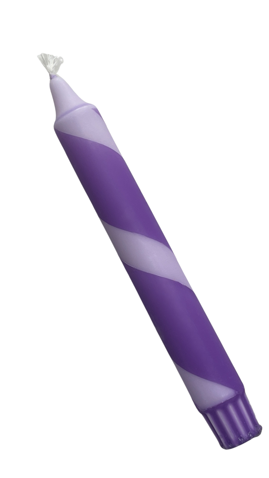 Dip-Dye Swirl Dinerkaars | Lila & Violet
