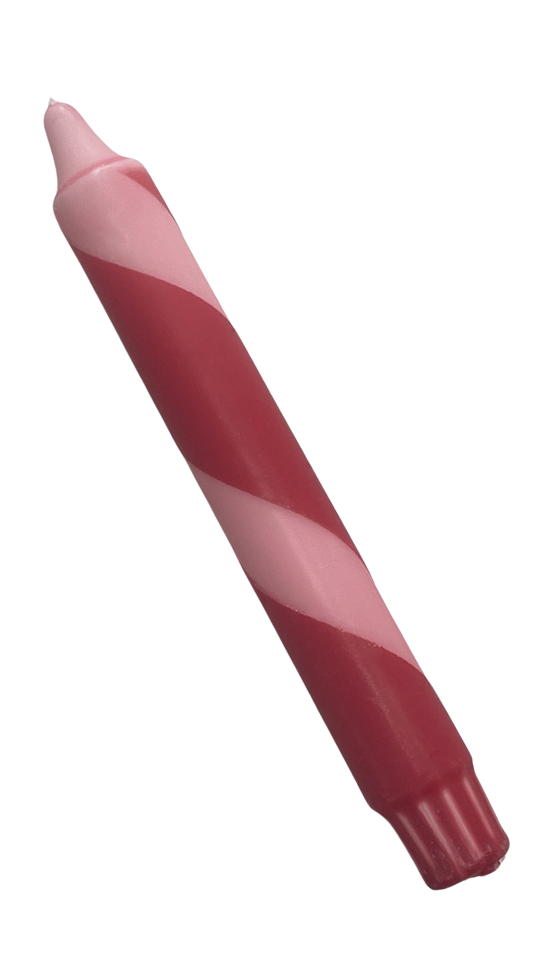 Dip-Dye Swirl Dinerkaars | Oudroze & Robijnrood