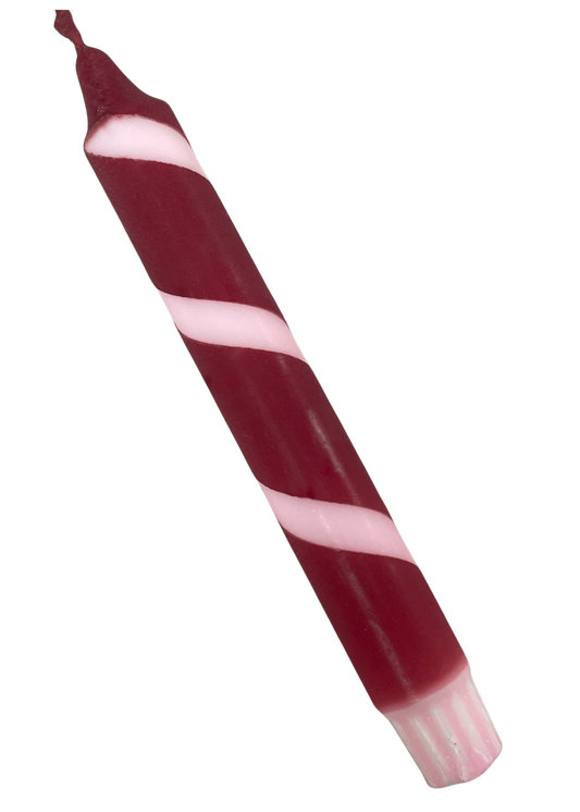 Dinerkaars Swirl | Pastel Roze & Burgundy