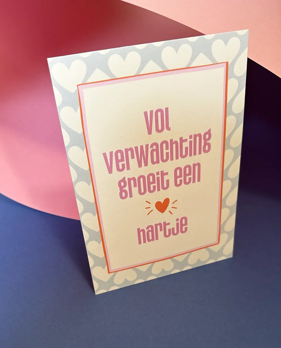 Wenskaart | Vol verwachting