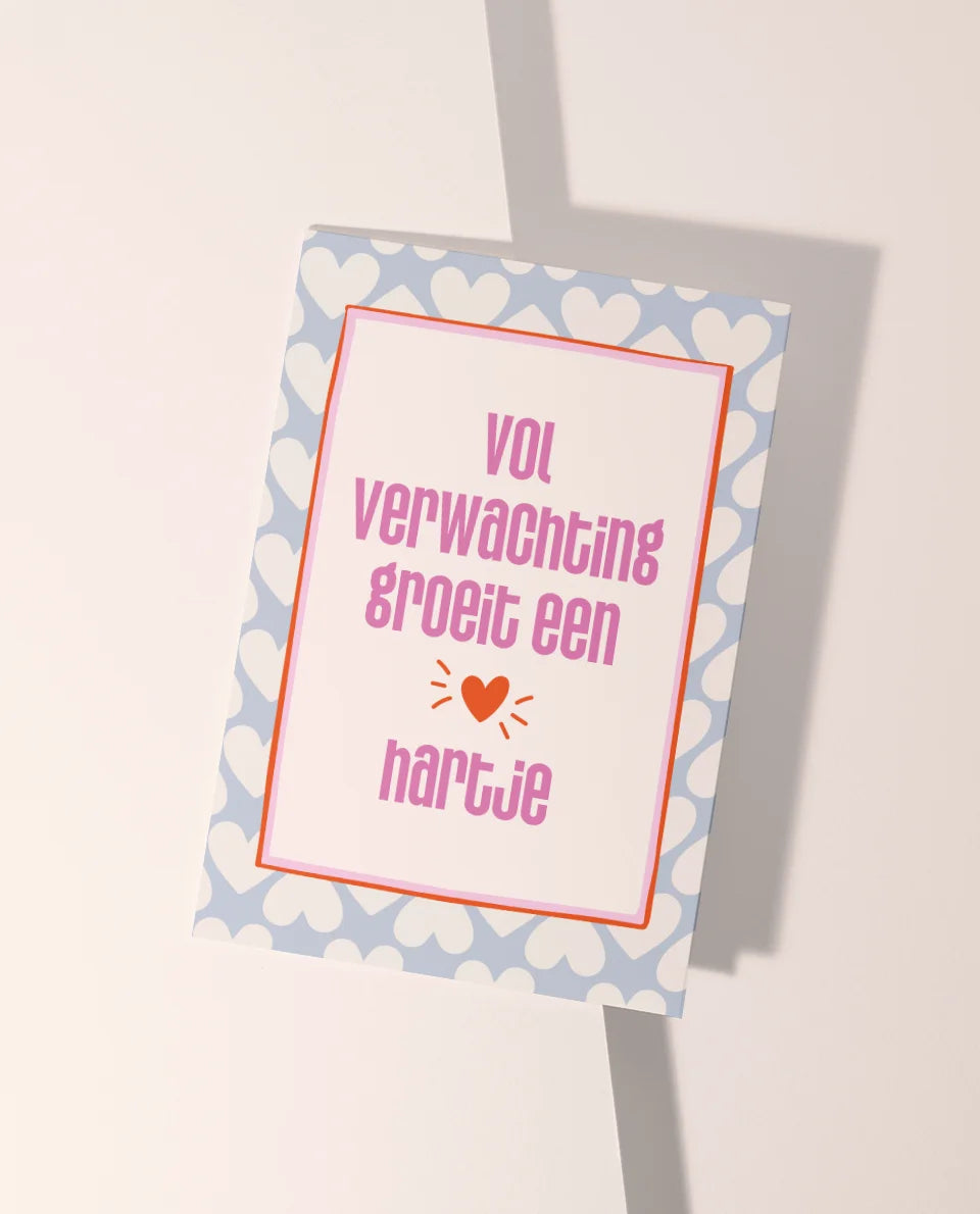 Wenskaart | Vol verwachting