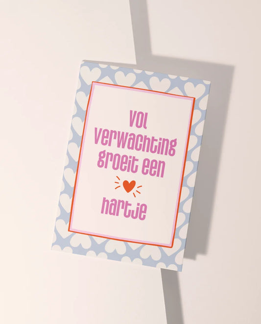 Wenskaart | Vol verwachting
