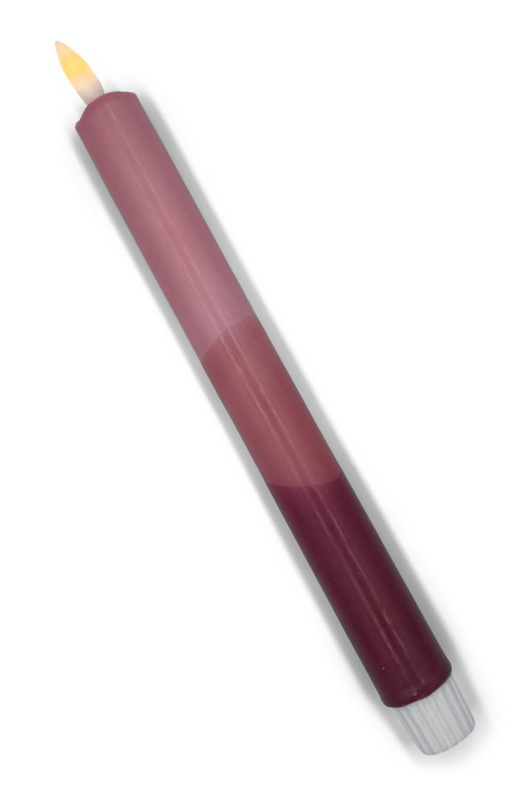 LED-kaars | 3 tinten roze