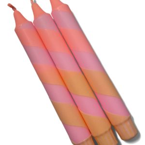 Cadeauset dinerkaars pastel | swirl 3 stuks
