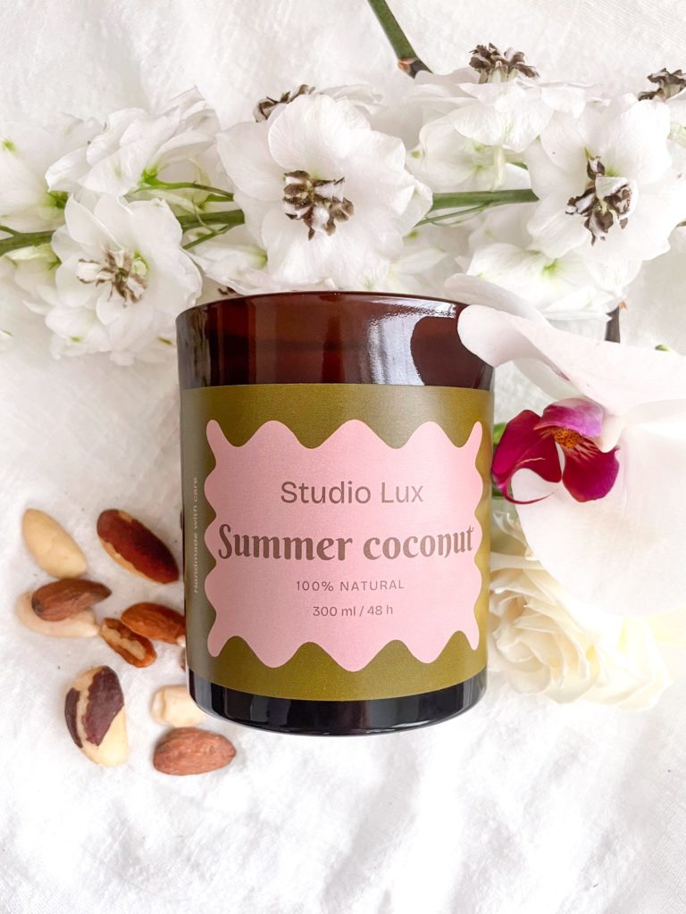 Geurkaars | Summer coconut 90 ml