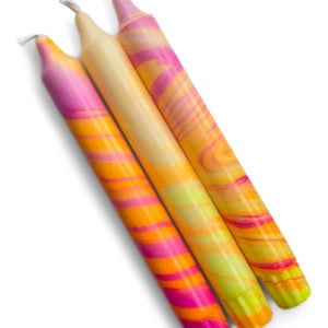 Cadeauset dinerkaars neon | 3 stuks