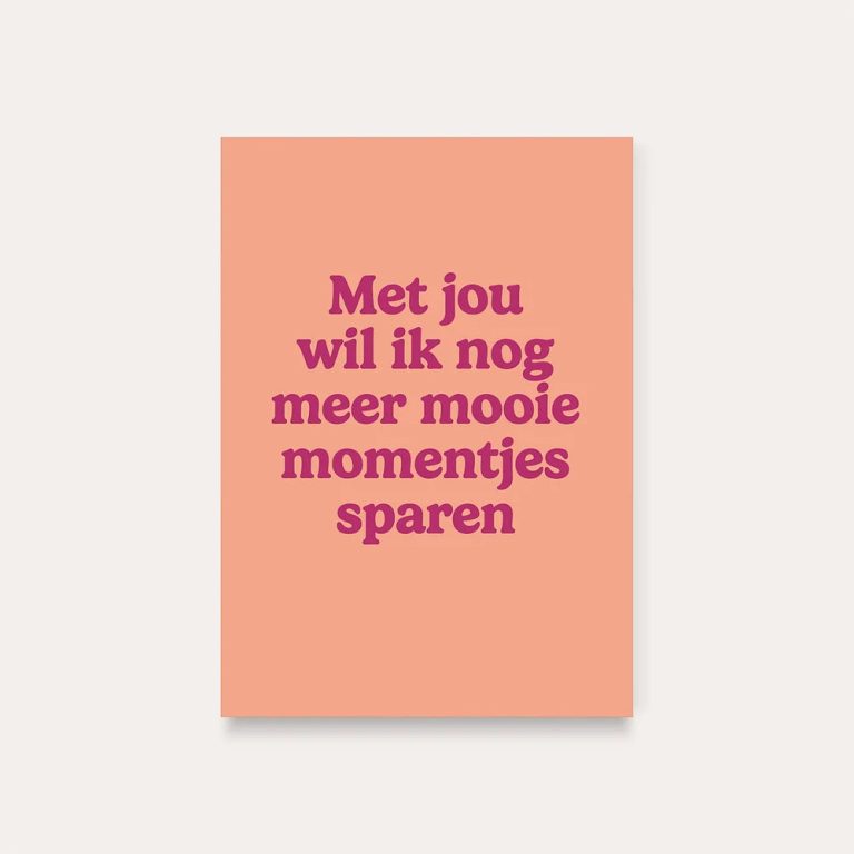 Wenskaart | Momentjes sparen