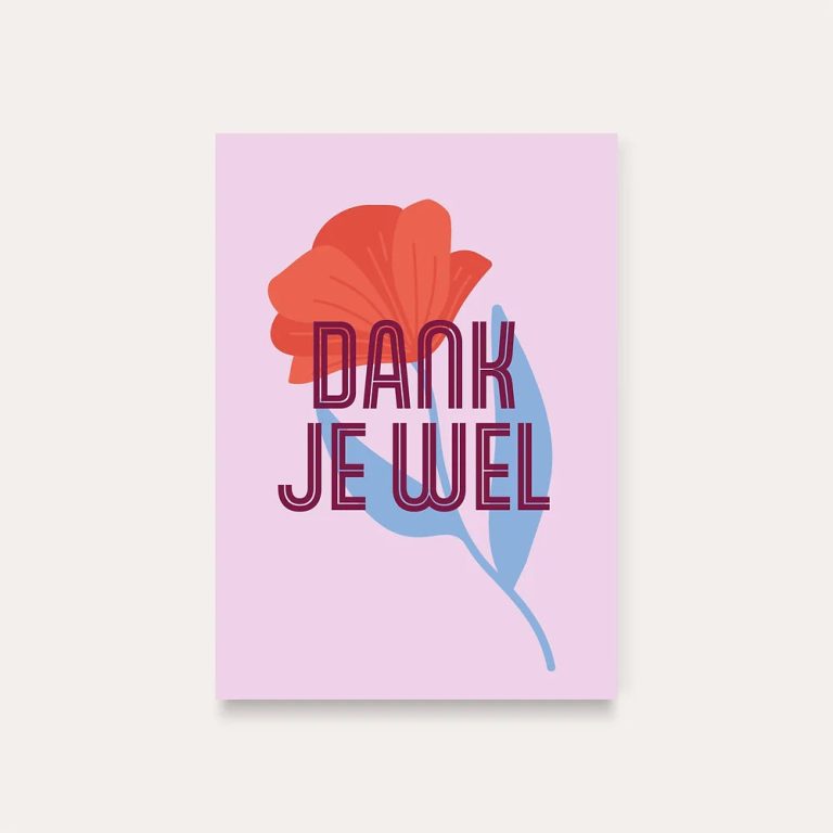 Wenskaart | Dankjewel