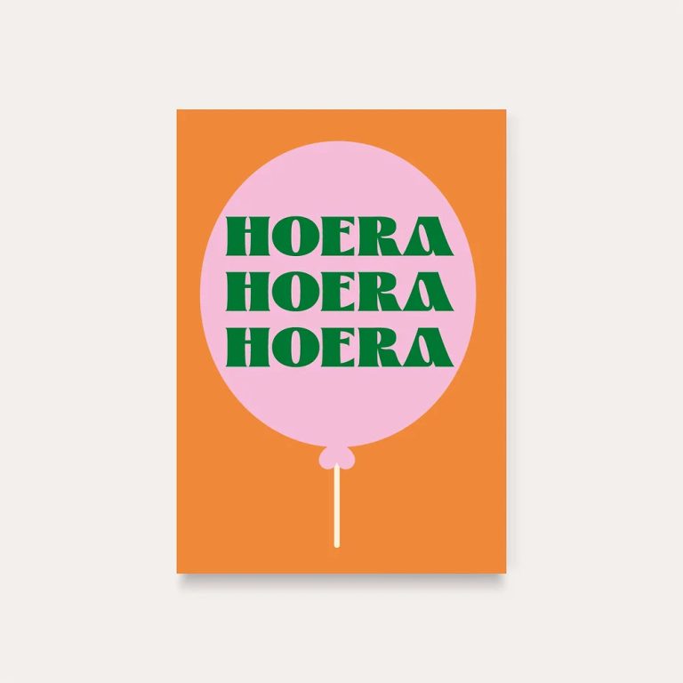 Wenskaart | Hoera