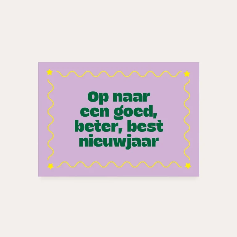 Wenskaart | Goed, beter, best