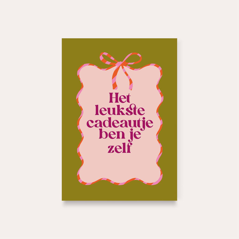 Wenskaart | Leukste cadeautje