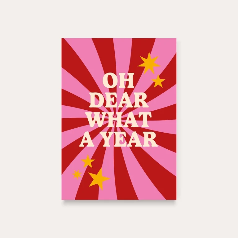 Wenskaart | Oh what a year