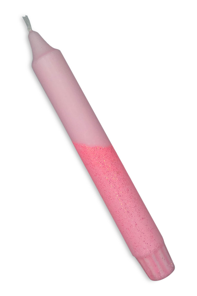 Dinerkaars glitter | pastel roze
