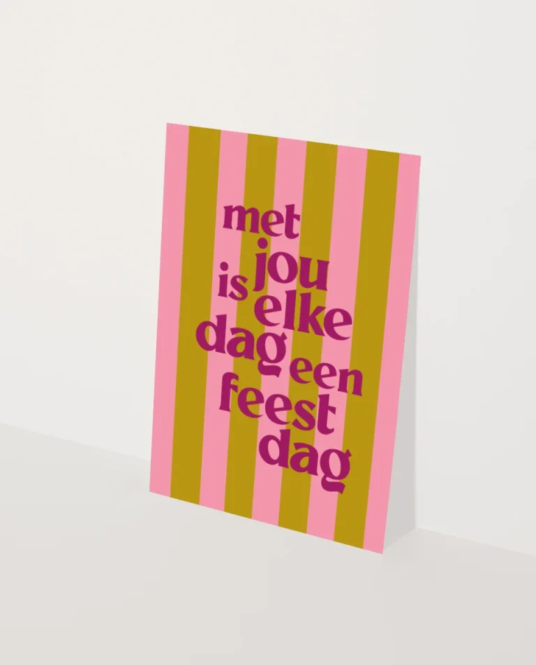 Wenskaart | Elke dag feestdag
