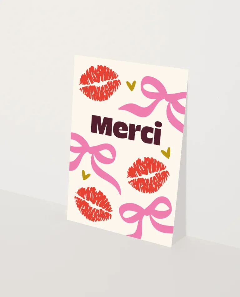 Wenskaart | Merci
